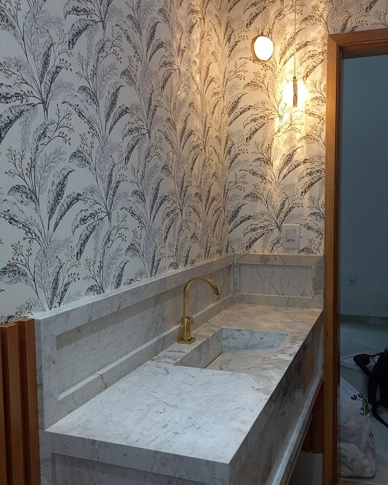 Papel de parede — projeto de decoração de interiores SP